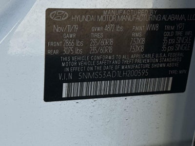 2020 Hyundai Santa Fe Limited