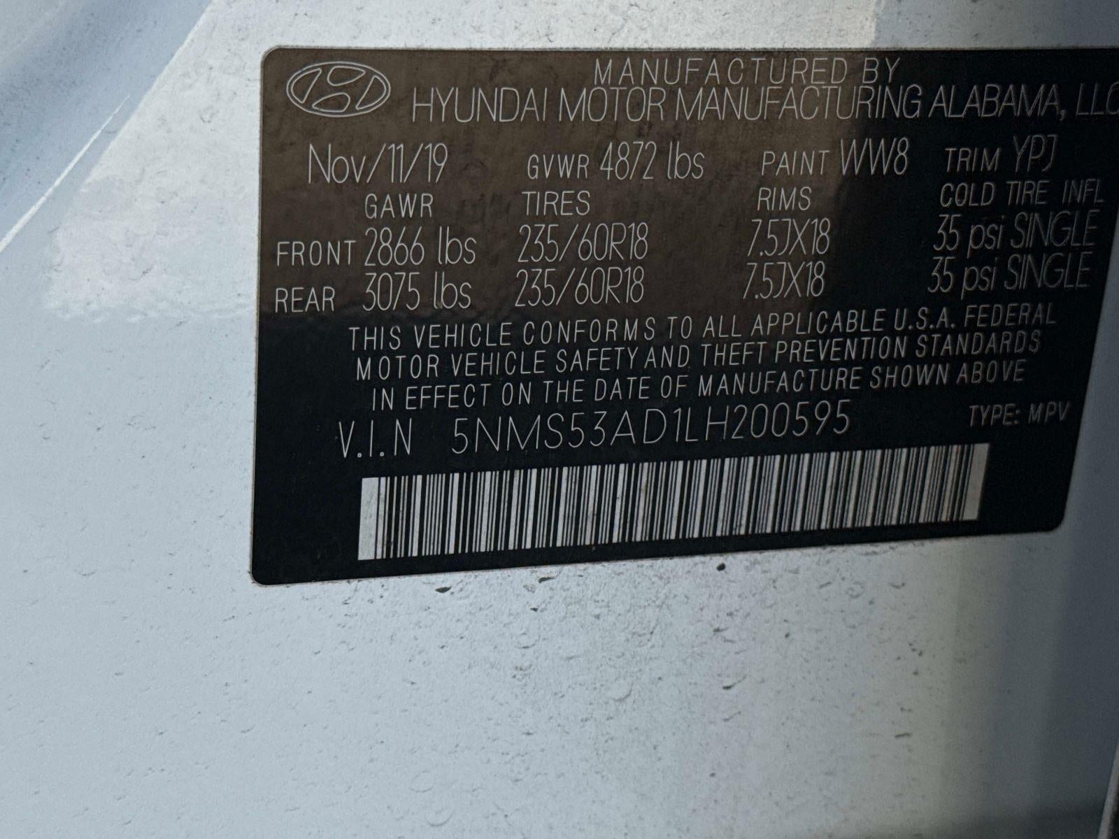 2020 Hyundai Santa Fe Limited