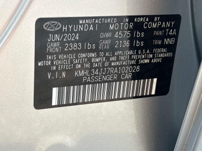 2024 Hyundai Sonata Hybrid SEL