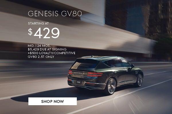 26 GV80 Lease + Loyalty