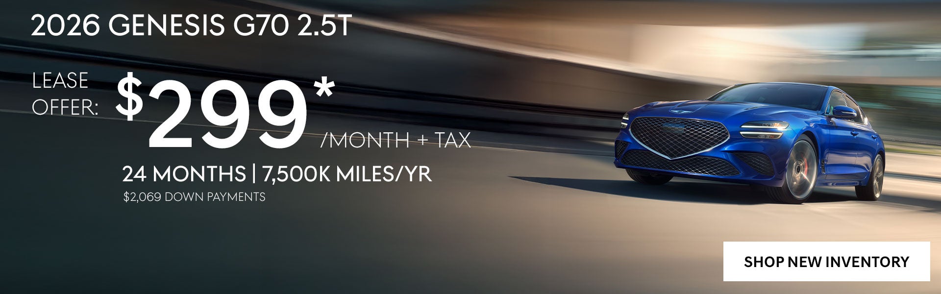2026 Genesis G70 2.5T