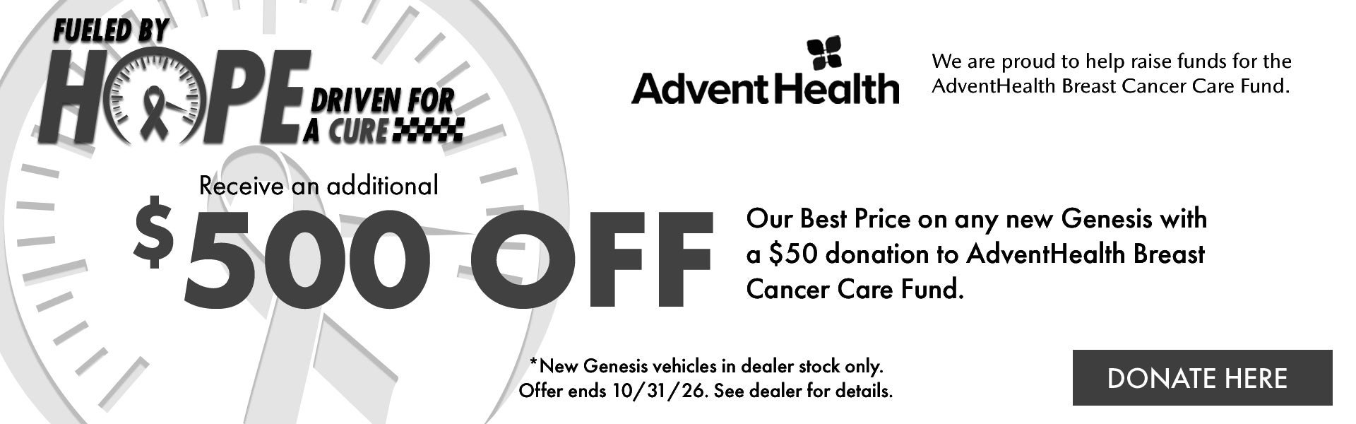 Pink Out: $500 Off Our Best Price with a $3